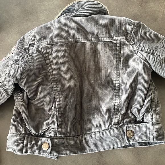 Baby boys Vintage Fleece Sherpa Lined Corduroy Jackets Button Down Thickened - Picture 6 of 6